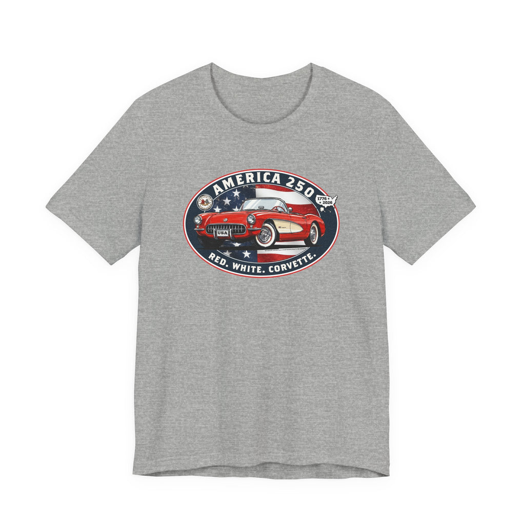 Corvette America 250 "250 Years of Freedom" Premium C1 Oval Short-Sleeve Tee