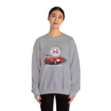 C1 Corvette Emblem & Track Cotton Blend Sweatshirt – Legends of the Road, Perfect for the Corvette Plan