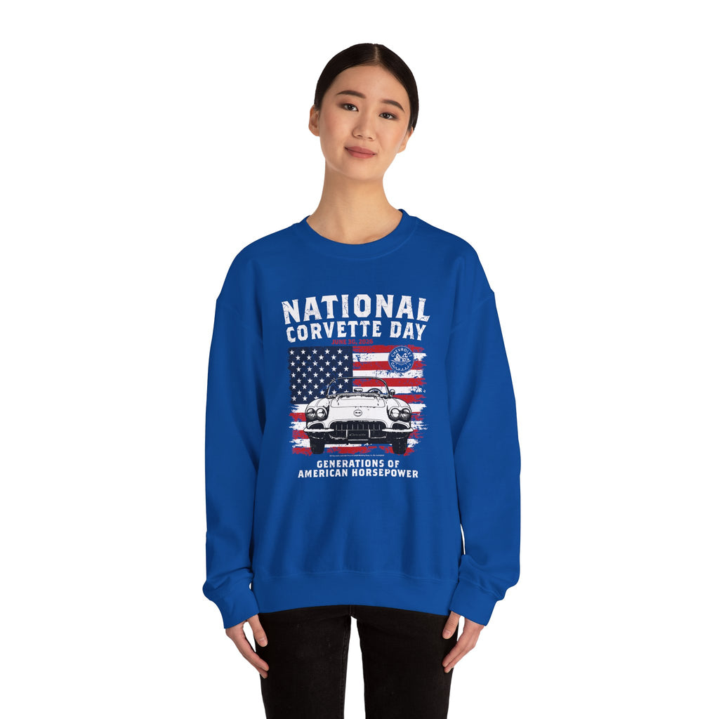 National Corvette Day 2026 Crewneck Sweatshirt – Limited Edition (Through June 30, 2026)