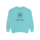 Personalized C1 Corvette Comfort Colors® Unisex Garment-Dyed Premium Sweatshirt, Relaxed Fit, Chevrolet Car Enthusiasts, Official Licensed Apparel, Custom Gift For Him Or Her