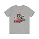 C2 Corvette Route 66 100th Anniversary Short Sleeve Tee – Legends of the Road, Perfect for the Corvette Fan