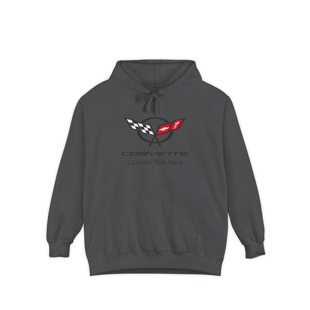 Personalized Corvette C5 Comfort Colors® Premium Hooded Sweatshirt, Custom Hoodie for Car Lovers, Comfortable, Gift for Car Enthusiasts, Chevrolet Fans