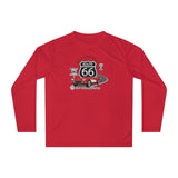 C1 Corvette Route 66 100th Anniversary Long Sleeve Performance Shirt – Legends of the Road, Perfect for the Corvette Fan