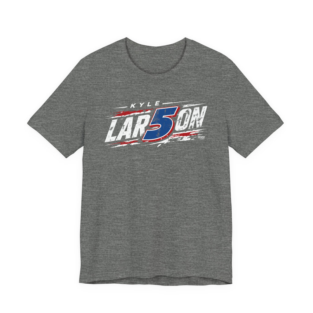 Hendrick Motorsports Kyle Larson #5 Speed Slash Distressed T-Shirt