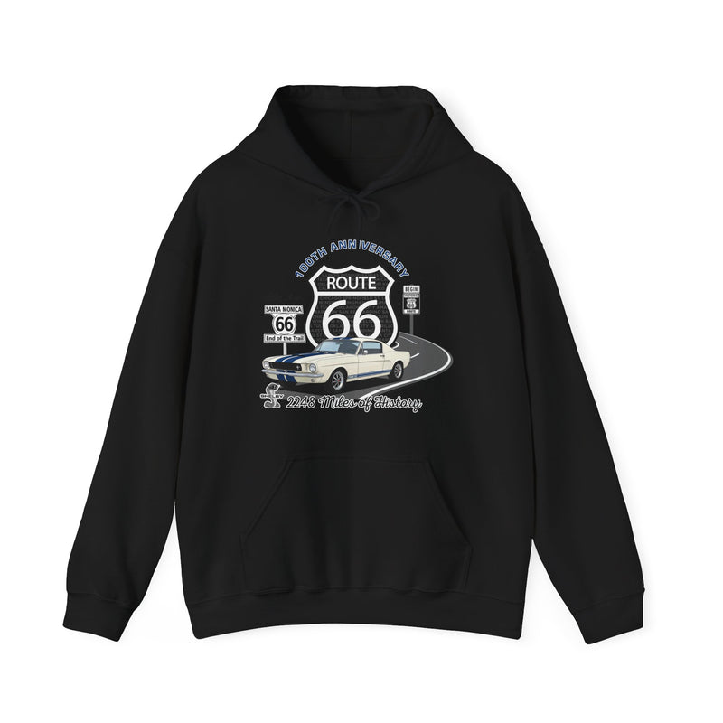 Shelby GT350 Route 66 100th Anniversary Hooded Sweatshirt – Legends of the Road, Shelby Fan Favorite