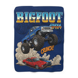 BIGFOOT 4X4X4® “Crunch!” 50x60 USA‑Made Sherpa Blanket — Ultra‑Soft Plush Throw