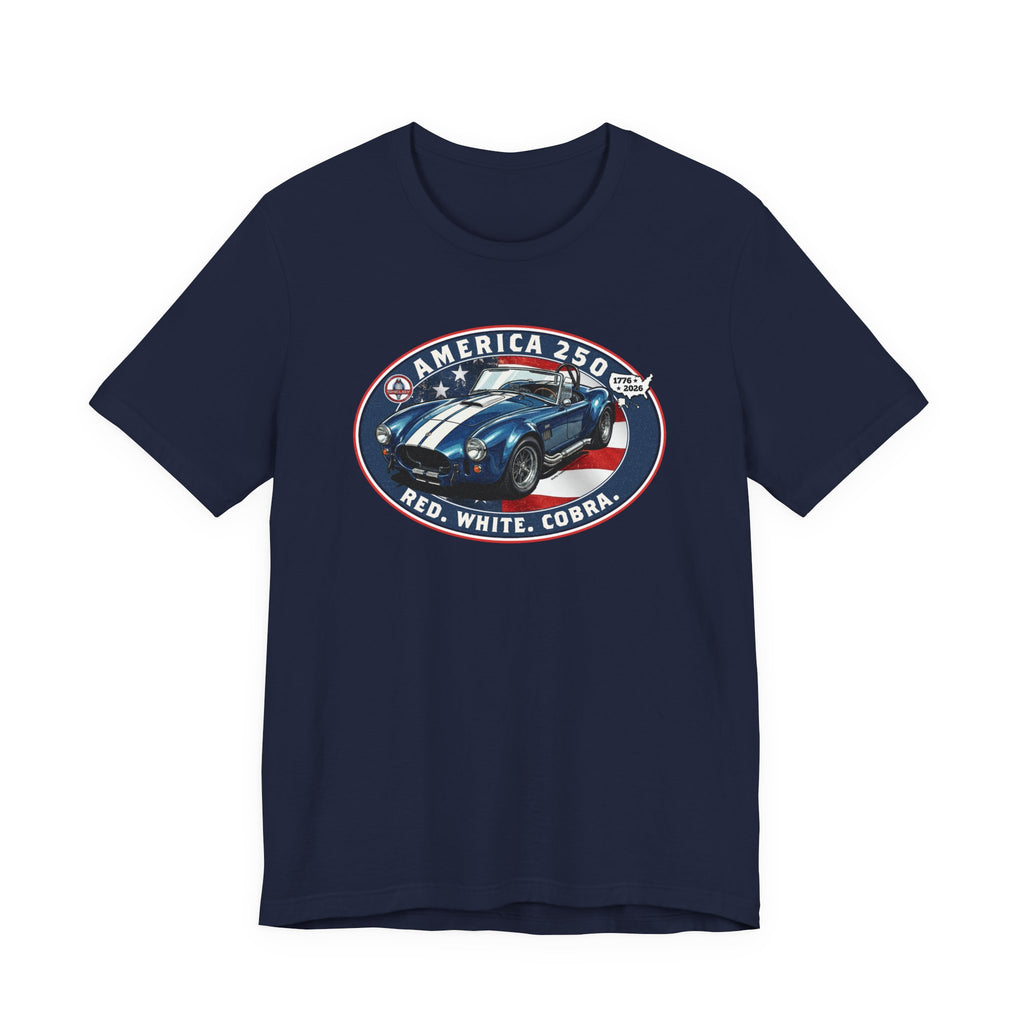 Shelby America 250 "Red. White. Cobra." Premium Cobra 427 Oval Short-Sleeve Tee