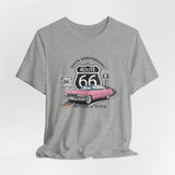 Pink Cadillac Route 66 100th Anniversary Short Sleeve Tee – Legends of the Road