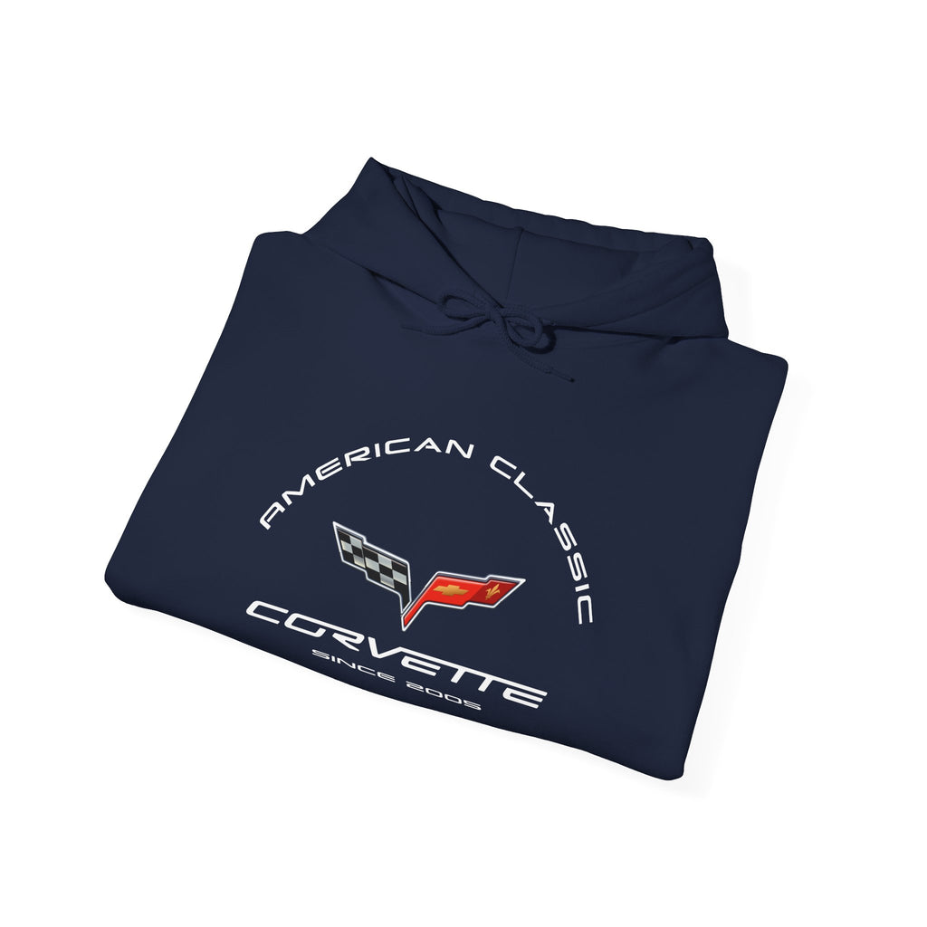 C6 Corvette Heavy Blend Hooded Sweatshirt, perfect for cool crisp days - TRADEMARK test