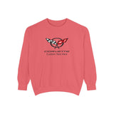 Personalized C5 Corvette Comfort Colors® Unisex Garment-Dyed  Premium Sweatshirt, Cotton Blend, Relaxed Fit, Chevrolet Enthusiasts, Official Licensed Apparel, Unique Gift for Him or Her