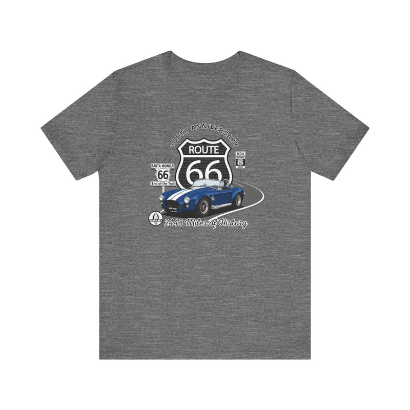 Shelby Blue Cobra “End of the Trail” Route 66 100th Anniversary T-Shirt