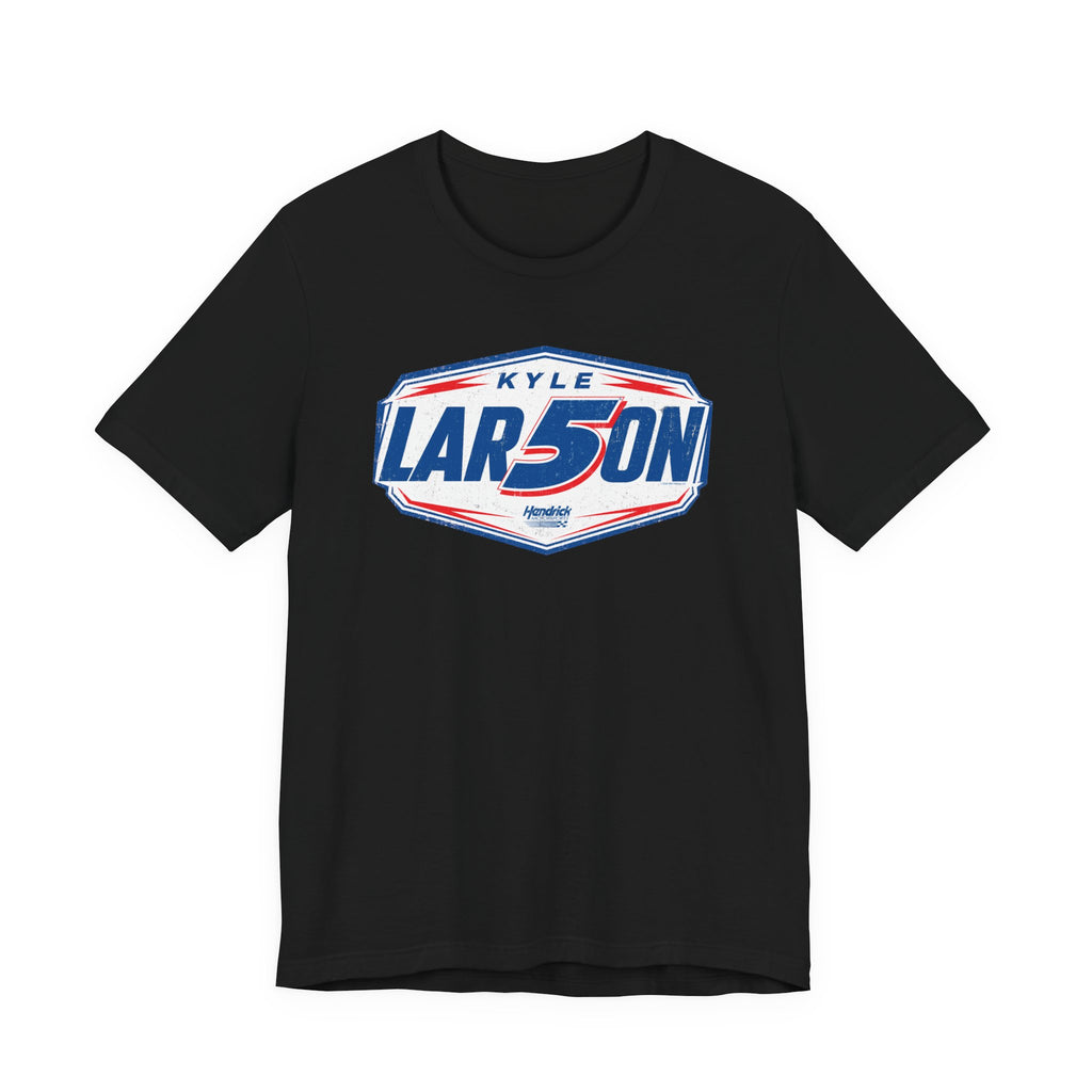 Hendrick Motorsports Kyle Larson #5 Shield Badge T-Shirt
