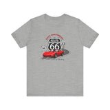C5 Corvette Route 66 100th Anniversary Short Sleeve Tee – Legends of the Road, Perfect for the Corvette Fan
