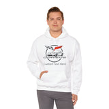 C6 Corvette Personalized Custom Car Color Cotton Blend Hooded Sweatshirt - WHITE