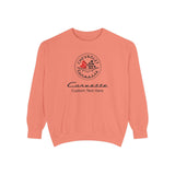 Personalized C1 Corvette Comfort Colors® Unisex Garment-Dyed Premium Sweatshirt, Relaxed Fit, Chevrolet Car Enthusiasts, Official Licensed Apparel, Custom Gift For Him Or Her