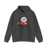 C1 Corvette American Classic Emblem Cotton Blend Hooded Sweatshirt – Legends of the Road, Perfect for the Corvette Fan