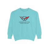 Personalized C5 Corvette Comfort Colors® Unisex Garment-Dyed  Premium Sweatshirt, Cotton Blend, Relaxed Fit, Chevrolet Enthusiasts, Official Licensed Apparel, Unique Gift for Him or Her