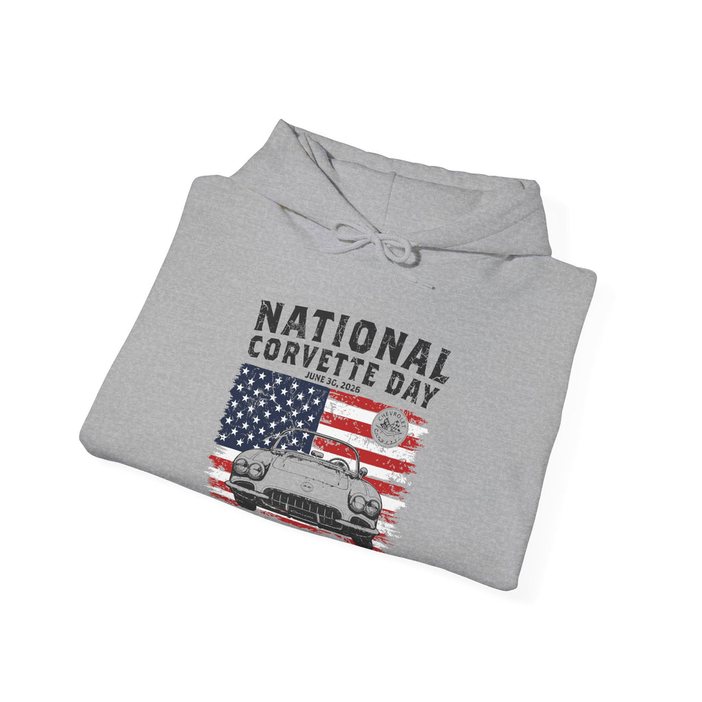National Corvette Day 2026 Hooded Sweatshirt – Limited Edition (Through June 30, 2026)