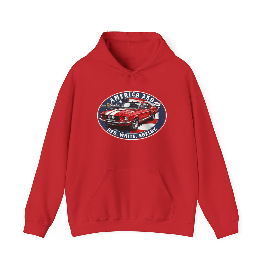 Shelby America 250 "250 Years of Freedom" Premium 1967 GT500 Oval Graphic Pullover Hoodie