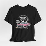 Pink Cadillac Route 66 100th Anniversary Short Sleeve Tee – Legends of the Road