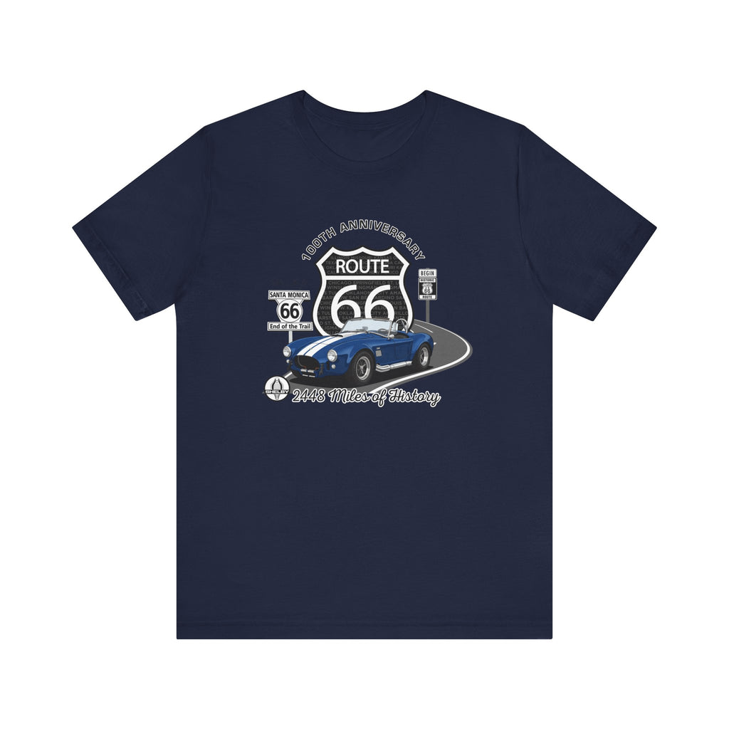 Shelby Blue Cobra “End of the Trail” Route 66 100th Anniversary T-Shirt