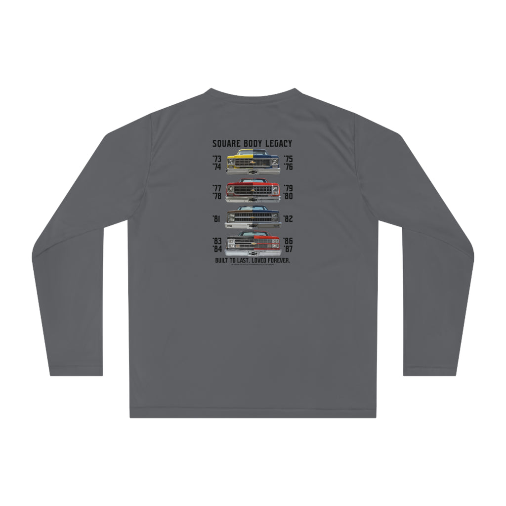 Chevrolet C10 Square Body Legacy Ultra‑Light Performance Long Sleeve Tee