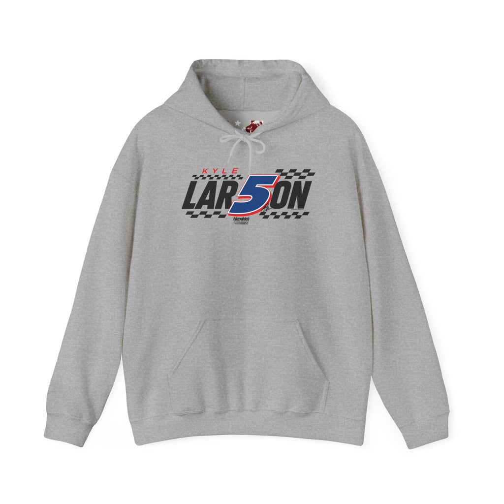 Hendrick Motorsports Kyle Larson #5 Checkered Flag Hoodie