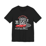 C2 Corvette Route 66 100th Anniversary Short Sleeve Tee – Legends of the Road, Perfect for the Corvette Fan