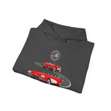 C1 Corvette Dual View Cotton Blend Hooded Sweatshirt – Legends of the Road, Perfect for the Corvette Fan