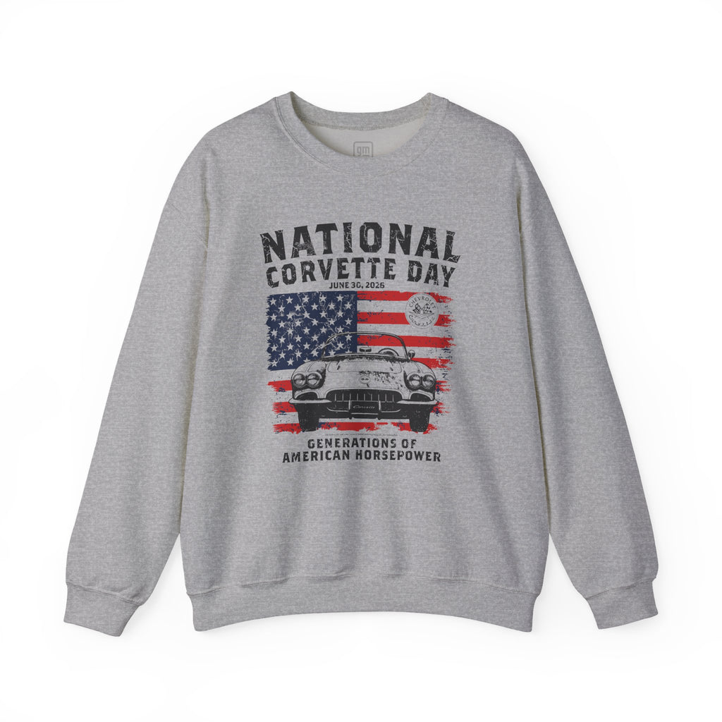 National Corvette Day 2026 Crewneck Sweatshirt – Limited Edition (Through June 30, 2026)
