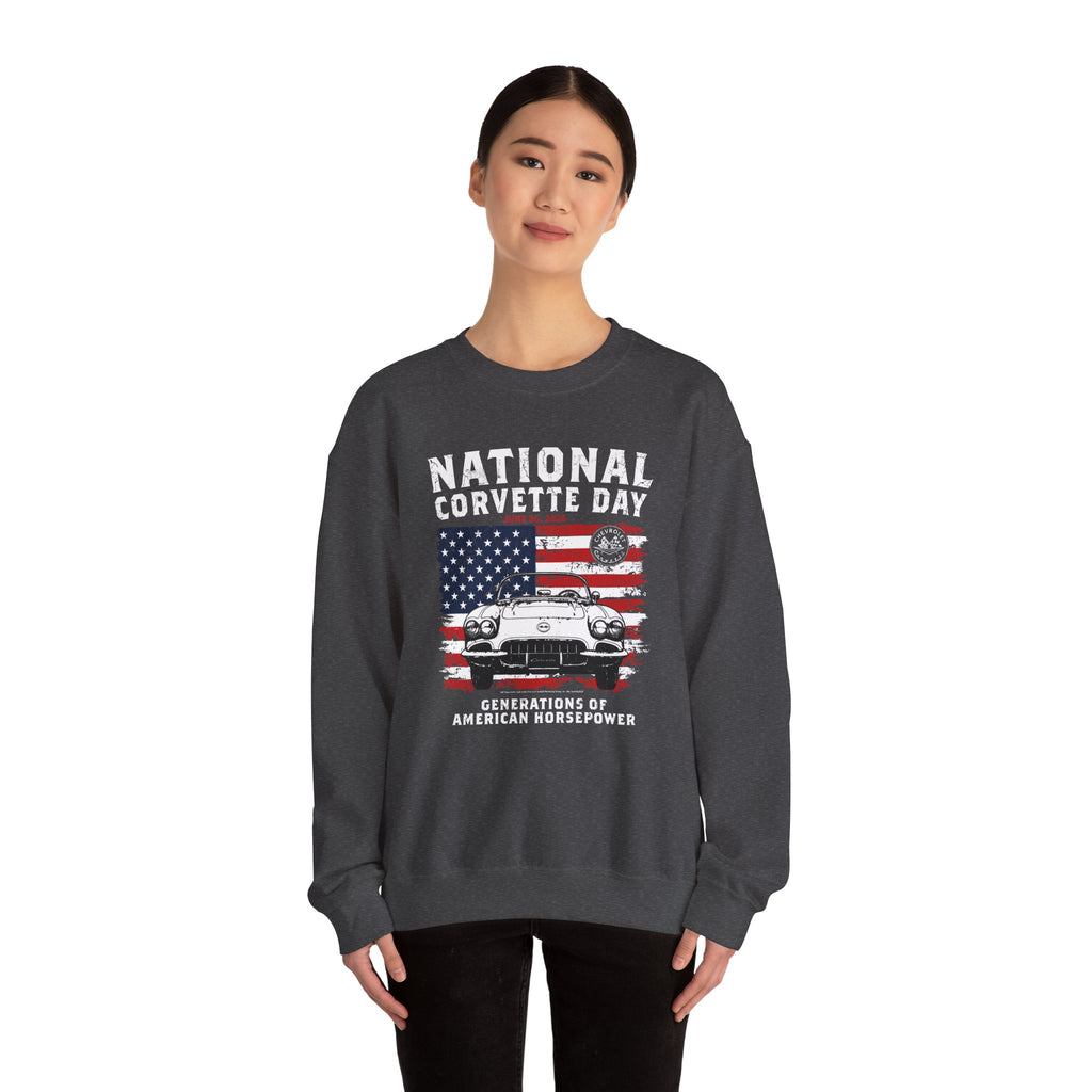 National Corvette Day 2026 Crewneck Sweatshirt – Limited Edition (Through June 30, 2026)