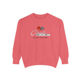 Personalized C2 Corvette Comfort Colors® Unisex Garment-Dyed Premium Sweatshirt, Cotton Blend, Relaxed Fit for Chevrolet Car Enthusiasts, Official GM Licensed Apparel, Custom Gift for Him or Her