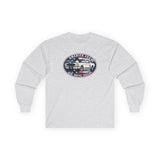 Shelby GT350 "Red. White. Shelby." America 250 Oval Long-Sleeve T-Shirt