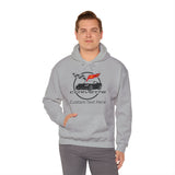 C6 Corvette Personalized Custom Car Color Cotton Blend Hooded Sweatshirt - BLACK