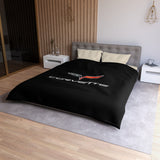 Corvette C6 Black Microfiber Duvet Cover – Sleek Style for Car Lovers
