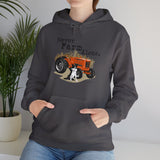 Dog is Good Never Farm Alone Adult Fleece Hoodie, Perfect for the Serious Dog Lover