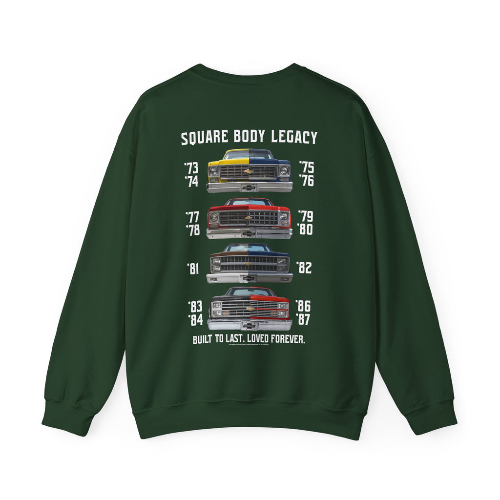 Chevrolet C10 Square Body Legacy Crew Neck Sweatshirt – Evolution of an American Classic