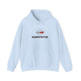C4 Corvette Heavy Blend Hooded Sweatshirt, perfect for cool crisp days, DE