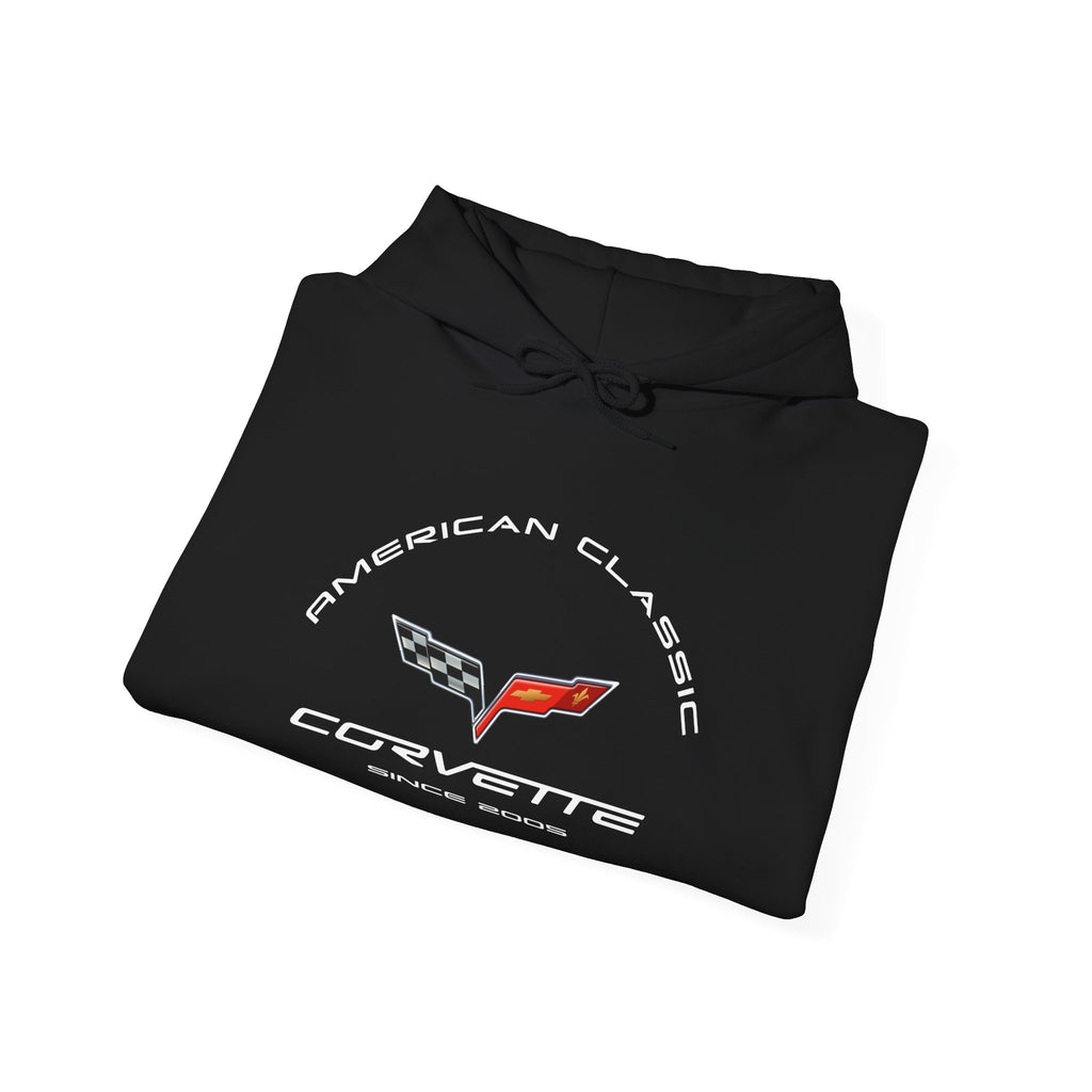 C6 Corvette Heavy Blend Hooded Sweatshirt, perfect for cool crisp days - TRADEMARK test