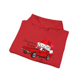 C2 Corvette Personalized Santa Hat Cotton Blend Hooded Sweatshirt