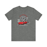 C5 Corvette Route 66 100th Anniversary Short Sleeve Tee – Legends of the Road, Perfect for the Corvette Fan