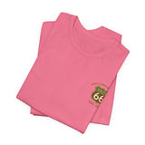 Legends of Route 66 100th Anniversary Landmark Map Design Cotton Front and Back Printed Short Sleeve Tee