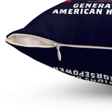 2026 National Corvette Day Limited Edition 16x16 Polyester Square Pillow- 16" x 16" (Navy or Gray)