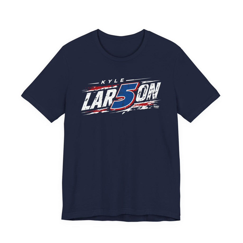 Hendrick Motorsports Kyle Larson #5 Speed Slash Distressed T-Shirt