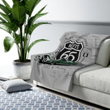 Shelby 1967 GT500 Route 66 100th Anniversary Sherpa Blanket – 50 x 60 Inches