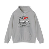 C6 Corvette Personalized Custom Car Color Cotton Blend Hooded Sweatshirt - WHITE