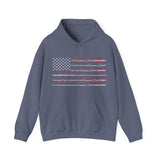 C1-C6 Corvette Script Logos American Flag Fleece Hoodie, Comfortable Unisex Hoodie for Corvette Enthusiasts, Classic Fit Pullover for Everyday Wear