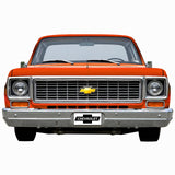 1973 C10 Truck Front-End Metal Wall Decor — Made in US, Available in 2 sizes and 4 Colors