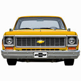 1973 C10 Truck Front-End Metal Wall Decor — Made in US, Available in 2 sizes and 4 Colors
