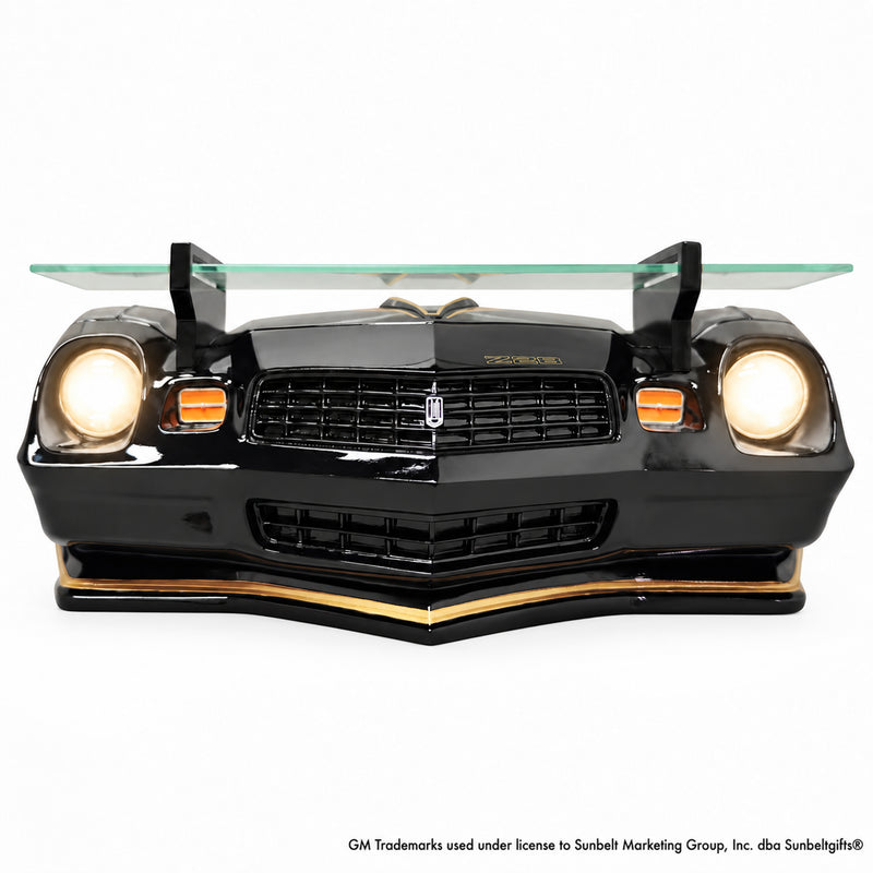1979 Chevrolet Camaro Z28 Black LED Wall Shelf – Tempered Glass